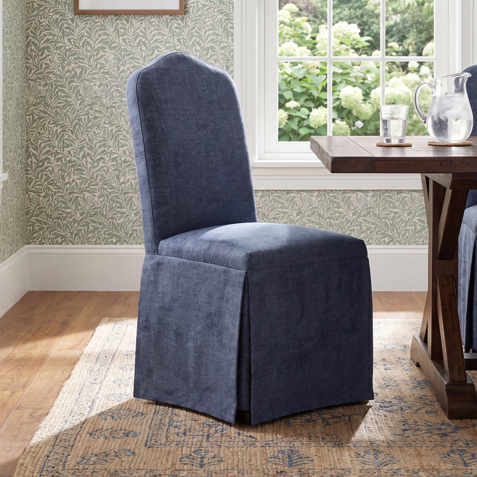 Belwood Upholstered Dining Chair, Blue