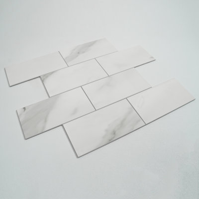 Carreau de mosaïque auto-adhésif en PVC 12 po x 12 po
