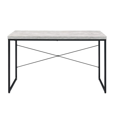 Bureau d'écriture rectangulaire en faux béton