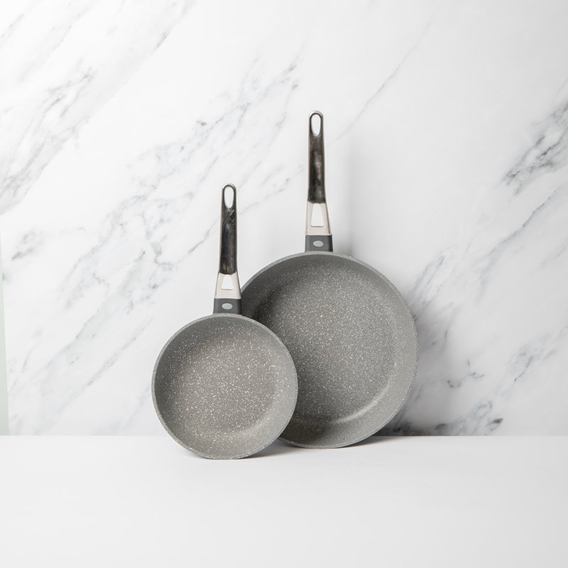 MasterClass 2pc Induction-Safe & Non-Stick Cast Aluminium Frying Pan Set, 20cm and 28cm
