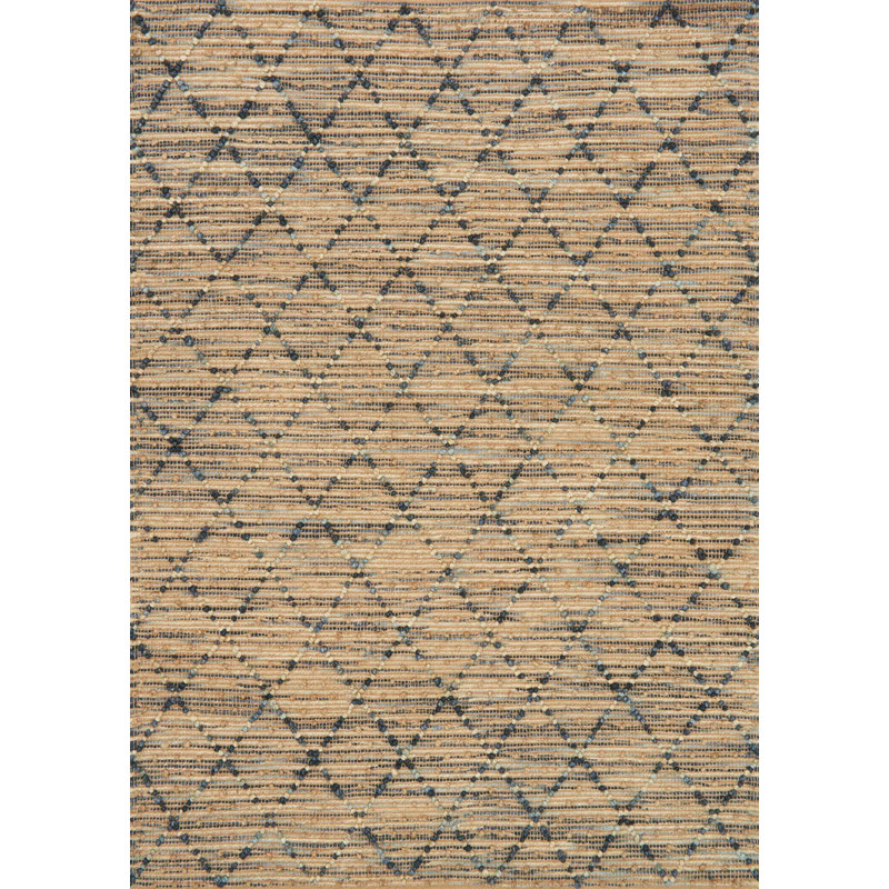 Tapis brun tissé à la main Pangkal Pinang, Rectangle 5 pi x 7 pi 6 po