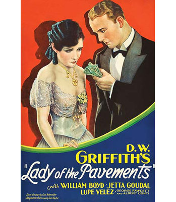 Lady of the pavements-impression publicitaire