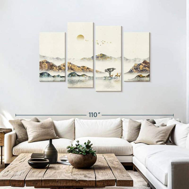 Alvord Gold Mountain, 48" H x 75" W