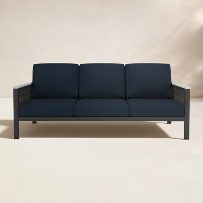 Townsend 80'' Wide Outdoor Patio Sofa with Sunbrella® Cushions