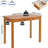 Desk With Drawers And Hooks, Small Computer Table, 39X22x30inch Work Desk, Study Table, Small Wooden Dining Table-1249477552