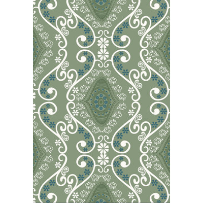 Manalapan Chenille Oriental Indoor Rug