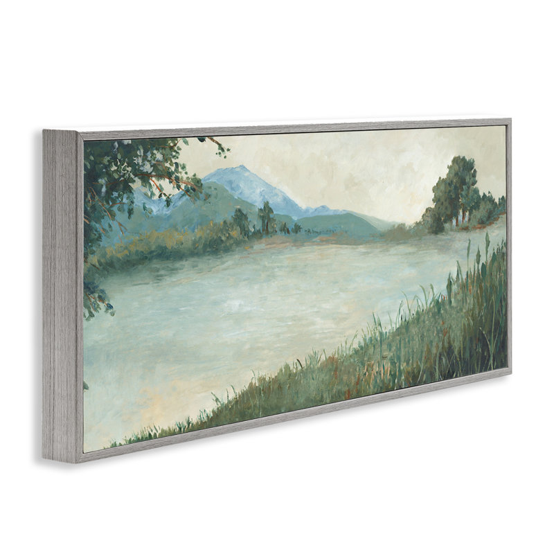 Graminées par Scenic Lake, estampe numérique par Jacob Q, Estampe numérique Farmhouse, H 13 po x l 30 po