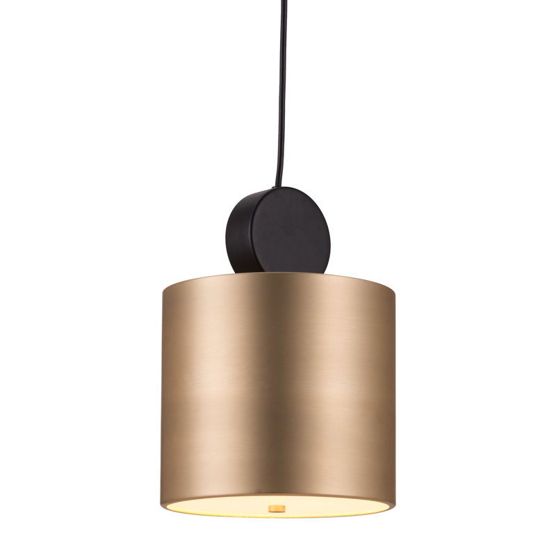 Myson 9'' Contemporary Gold LED Pendant Light