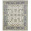 Hand Knotted Wool Ivory/Blue Area Rug-125942614-25110175