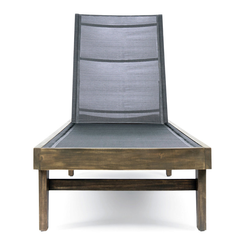 SUMMERLAND CHAISE LOUNGE MESH CUSION, Dark Gray