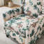 Fauteuil inclinable 29,16 po de large à imprimé floral et dossier à oreilles classique-1456641072