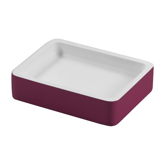 Plat à savon Balajadia, Rouge rubis
