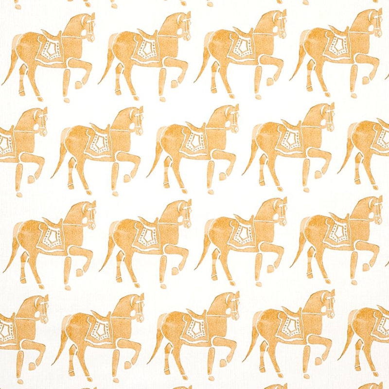 Tissu Schumacher x Molly Mahon Marwari, Moutarde
