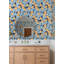 Papier peint adhésif bleu clair Talia-2127952827