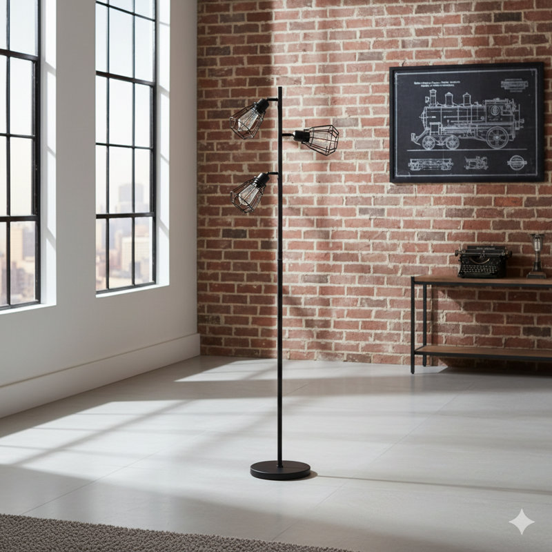 Lampe sur pied de ferme 65 po