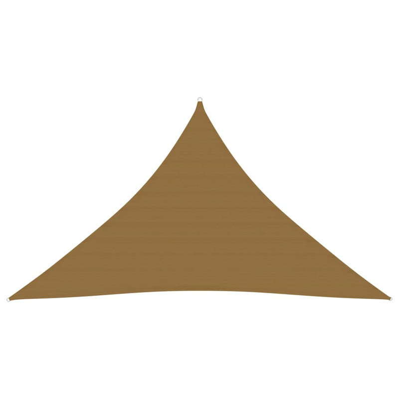 Dakota Fields 420cm W x 3cm D Plastic Cover Retractable Freestanding Awning, Taupe