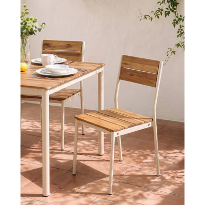 Kahrama Outdoor Patio Dining Side Chair