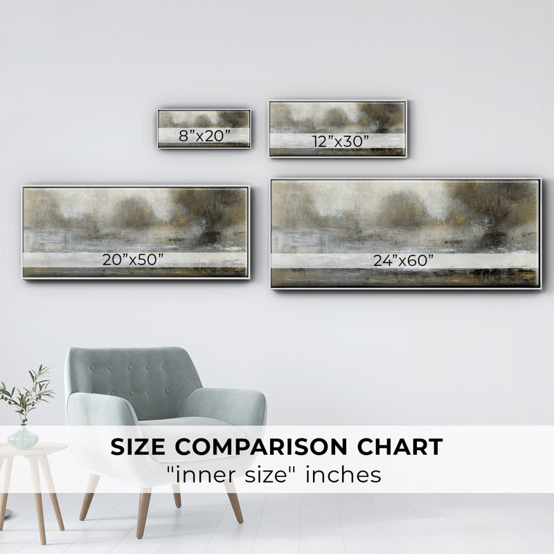 Gilt Landscape I- Framed Canvas
