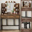 Coiffeuse avec miroir lumineux Thriston-473194185