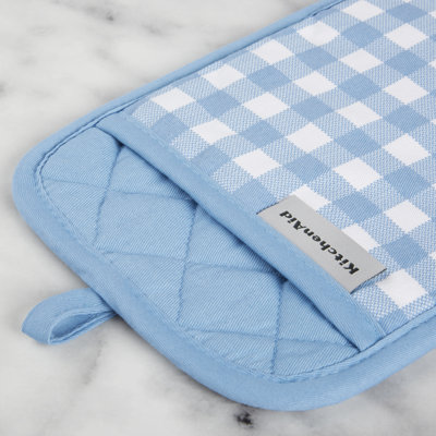 KitchenAid Gingham Pot Holder 2-Pack Set,, 7"x10"