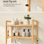 Rangement de salle de bain à 4 niveaux avec tablettes réglables-820628460