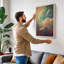 Feathers in Flight Boho - Wrapped Canvas-1181269818-1181269819