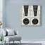 « punctuation text i », art textuel sur toile tendue-33417161