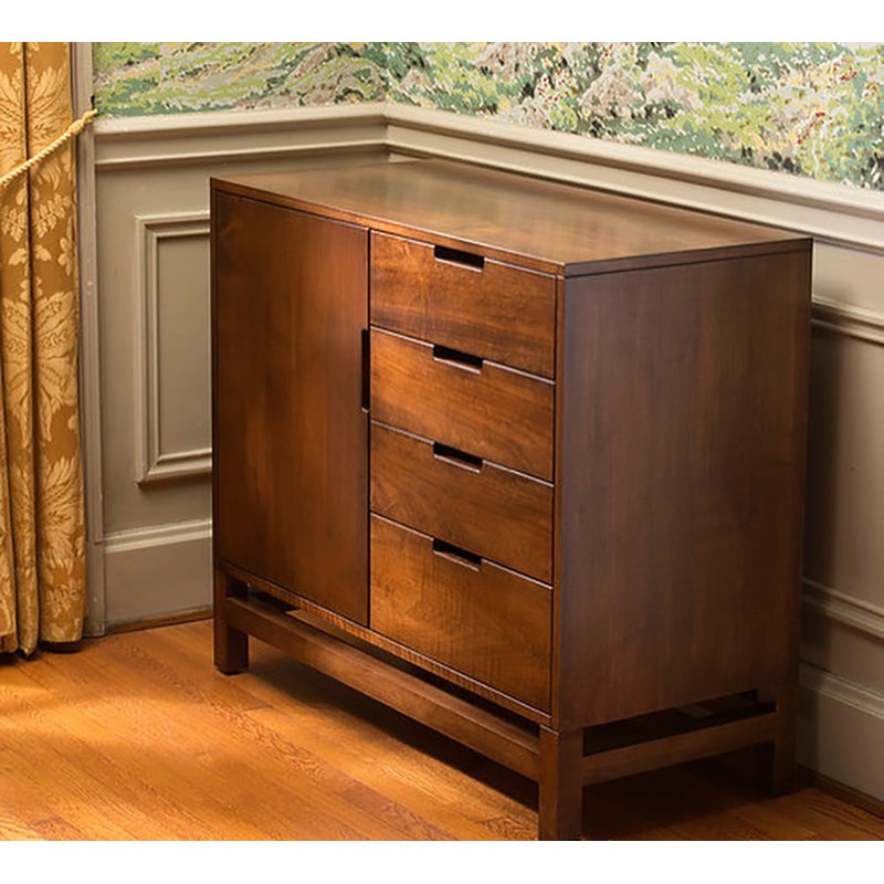Sheridan Road 40'' W Solid Wood Server, Rich Tobacco