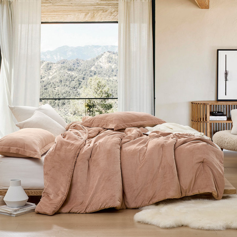 Softer Than Soft - Coma Inducer Oversized Comforter Set, Queen Comforter + 2 Standard Pillow Shams, Brown