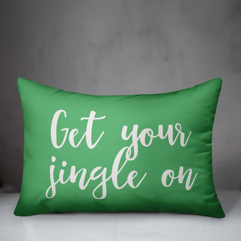  Obtenez votre oreiller lombaire Jingle, Vert clair