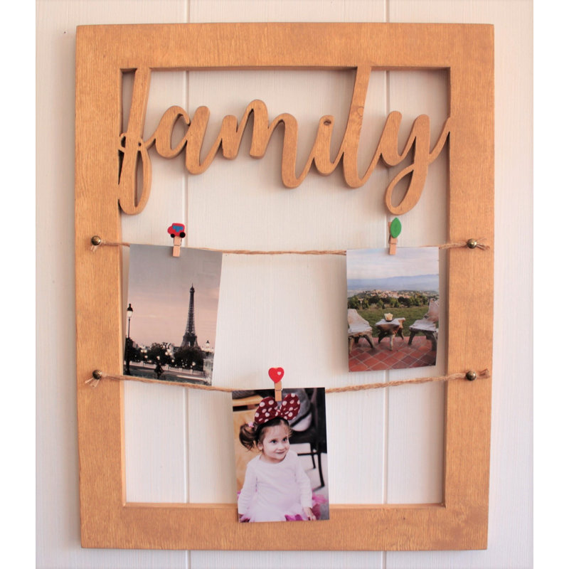 Brown Shadow Box Picture Frame