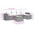 Vidaxl Garden Sofa Set Grey