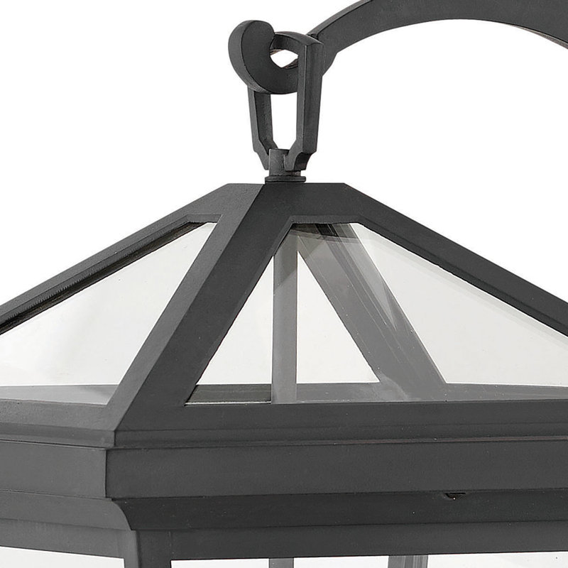 Alford Place 3-Light Outdoor Wall Lantern, Museum Black