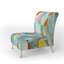 Fauteuil de chambre rembourré Modern Patchwork-135417453