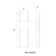 Tribeca 1 - Light LED Flush Mounted Sconce