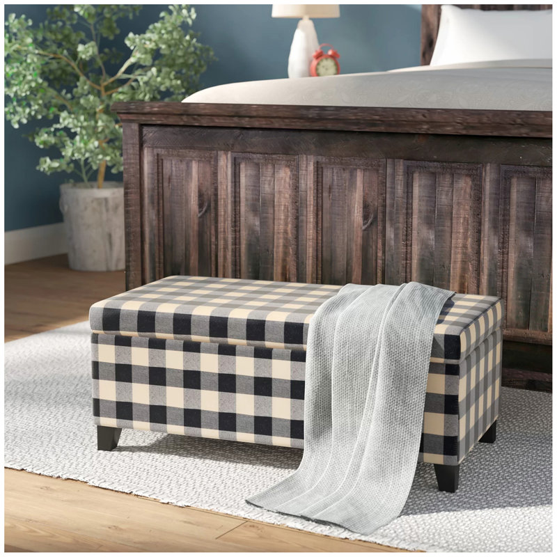 OTTOMAN DE RANGEMENT, Noir, noir, noir, noir
