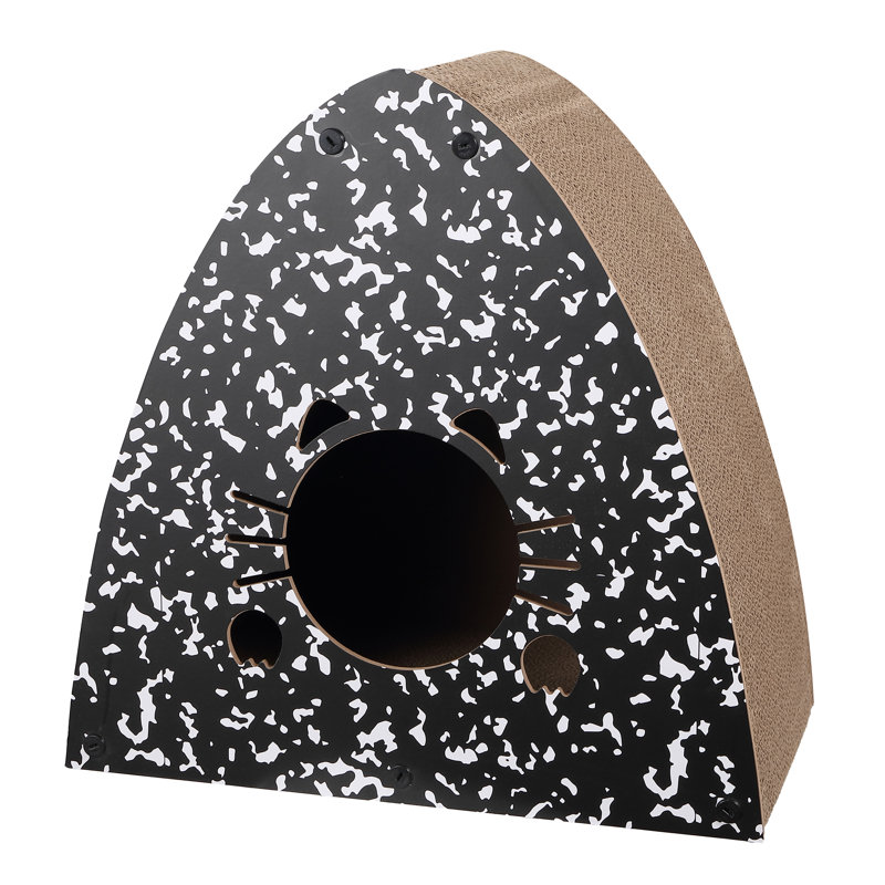 Eriika Scratching Post, Black/White