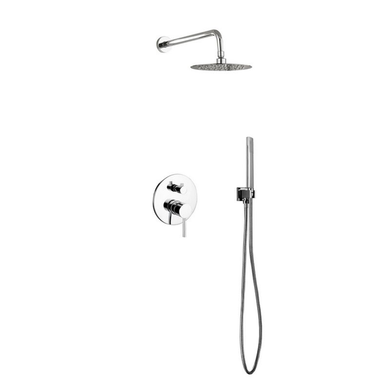 Système de douche complet avec valve brute Bustillos