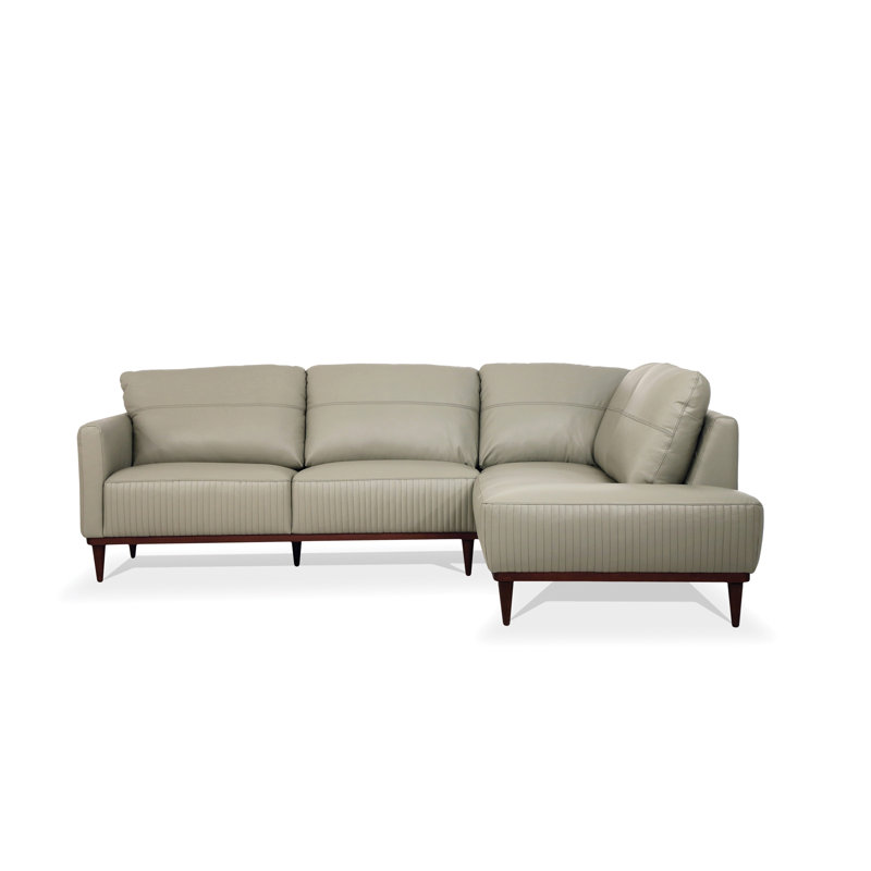 Canapé modulaire en cuir Tampa Airy