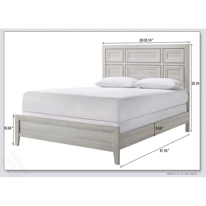 Mobilier de chambre à coucher encastré 1pc