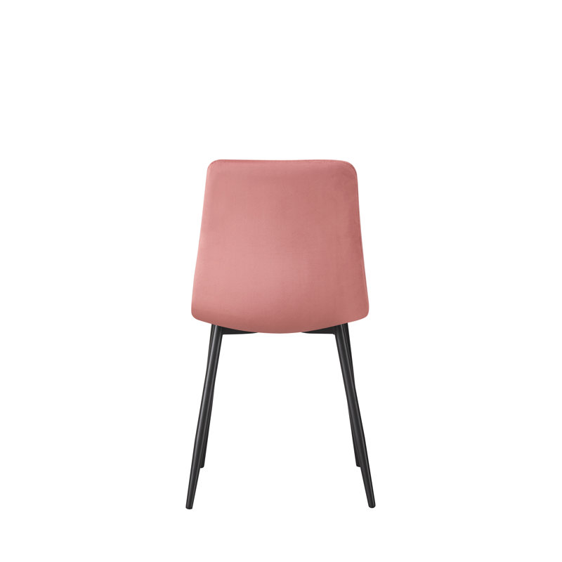 Ashlee Upholstered Dining Chair, Pink