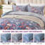 Ensemble d'édredon réversible 3 pièces à motif floral en microfibre douce toutes saisons-122494876-122494871