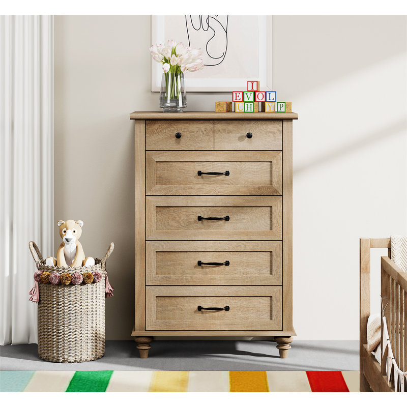 Scarlett Kids 5 - Drawer Chest, Oak