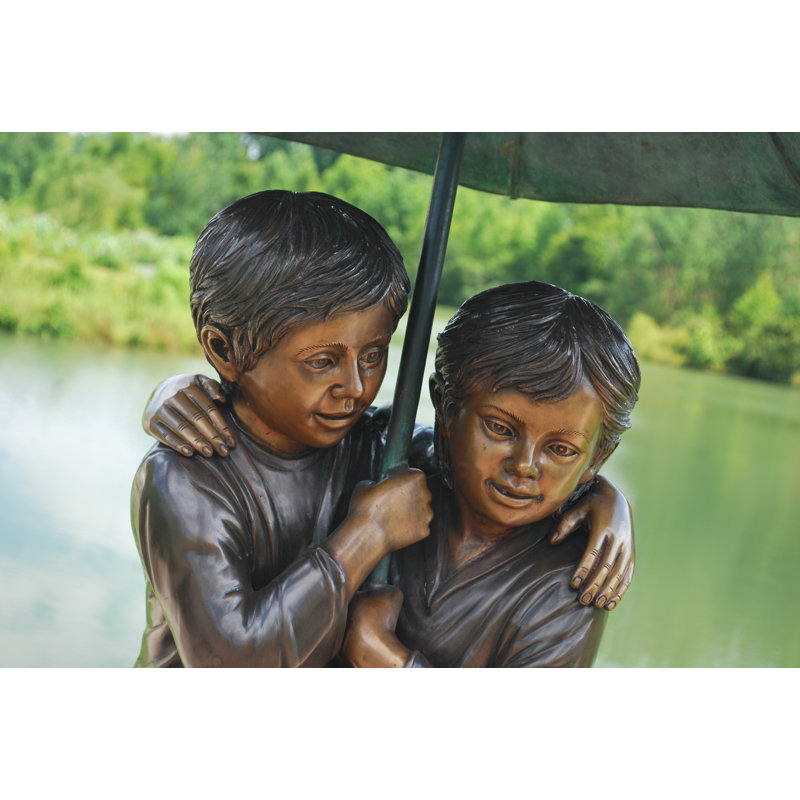 Bronze Garden Statue