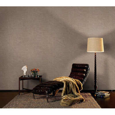 Stacy 10.05m x 53cm Textured Metallic Finish Wallpaper Roll