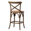 Tabouret Portebello, brun moyen-1129540697