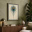 Peacock Feather Study Botanical - Wrapped Canvas-1605009230-1605009228