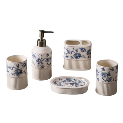 5 Pieces Bathroom Accessories Complete Set