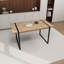 Ensemble de table à manger moderne 5 pièces, bois aggloméré, style industriel pour la cuisine