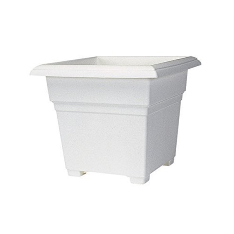 Pot à fleurs en plastique Kayenta, H 13 po x l 14 po x P 14 po, Terre cuite